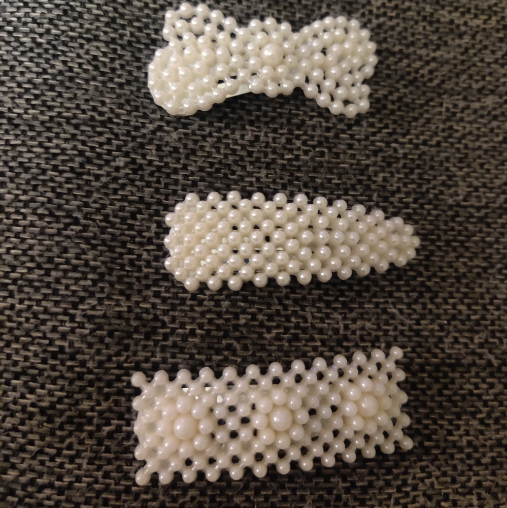 Pearl Hair Clips Set